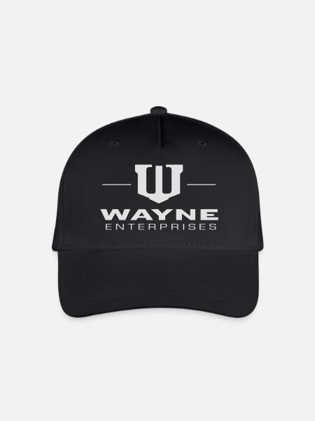 Batman Wayne Enterprises Logo - Kinder Bio Basecap - Schwarz
