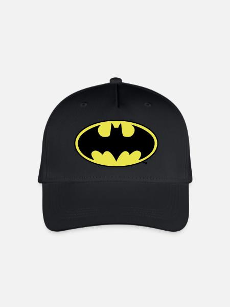 Batman Logo Flex - Kinder Bio Basecap - Schwarz