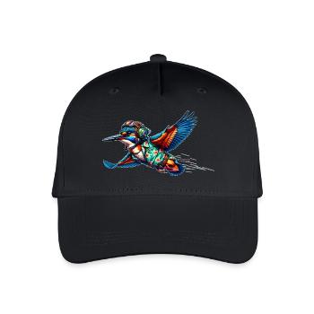 Pilot Eisvogel - Kinder Bio Basecap - Schwarz - Vorne