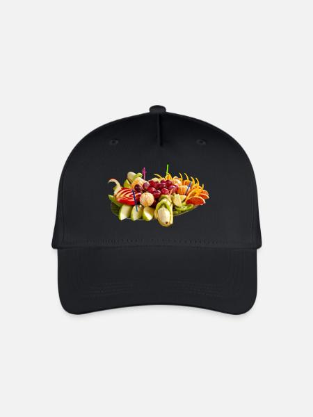 Leckeres Obst - Kinder Bio Basecap - Schwarz