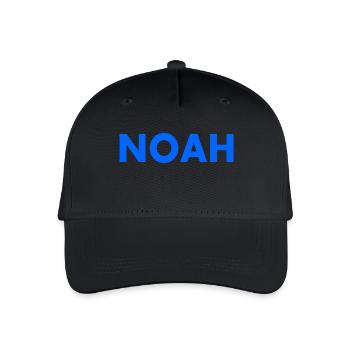 Noah - Kinder Bio Basecap - Schwarz - Vorne