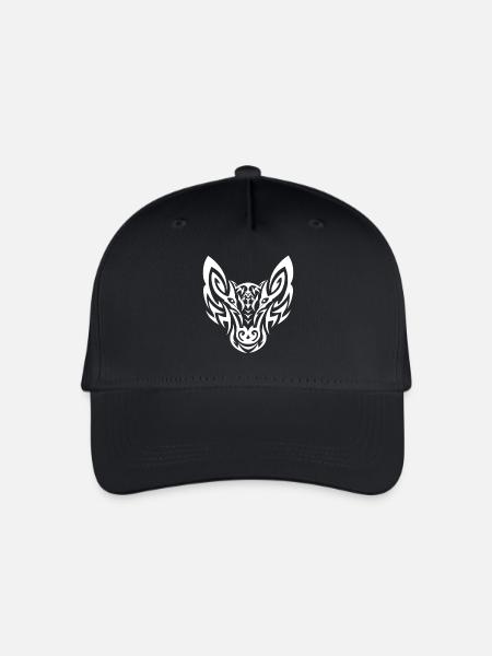 Wolf Weiß - Kinder Bio Basecap - Schwarz