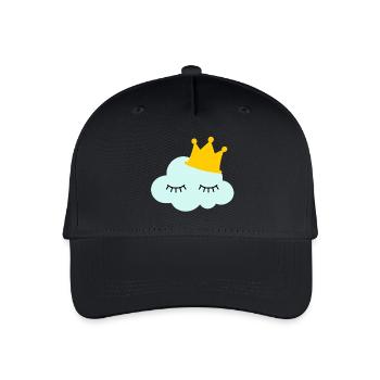Wolke - Kinder Bio Basecap - Schwarz - Vorne
