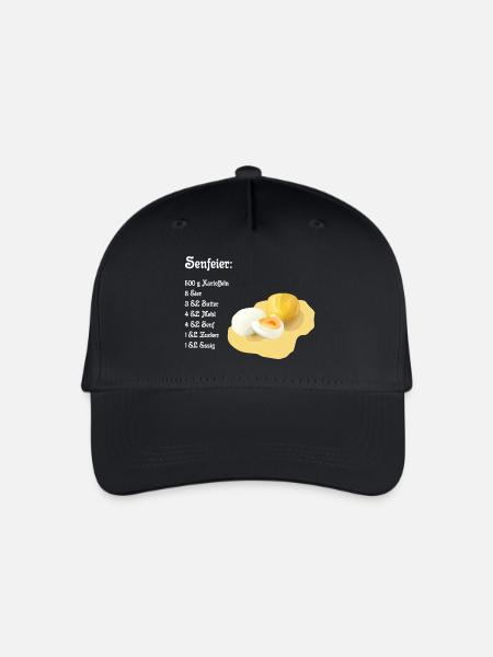 Senfeier Rezept - Kinder Bio Basecap - Schwarz