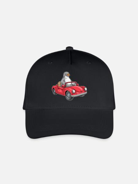 Pinguin Auto - Kinder Bio Basecap - Schwarz