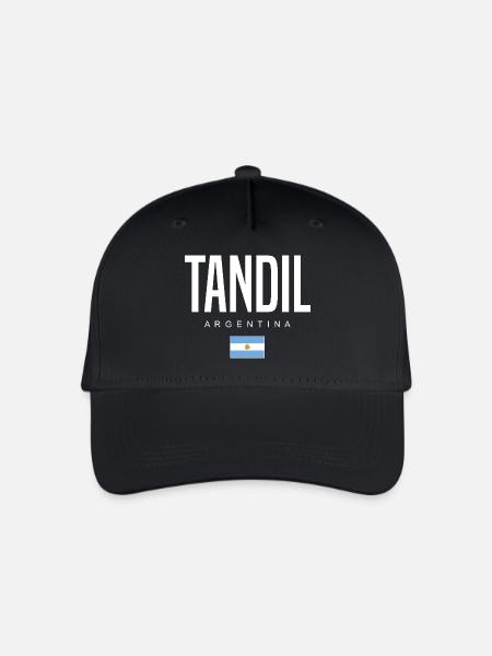 Tandil Argentinien Argentinier - Kinder Bio Basecap - Schwarz