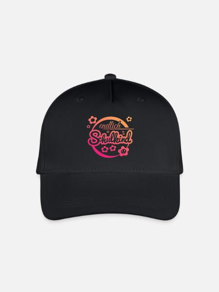 Endlich Schulkind - Kinder Bio Basecap - Schwarz