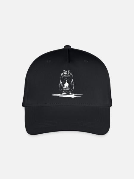 Öllampe - Kinder Bio Basecap - Schwarz