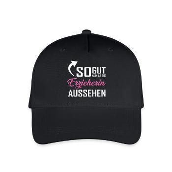 So gut kann nur eine Erzieherin aussehen - Kinder Bio Basecap - Schwarz - Vorne