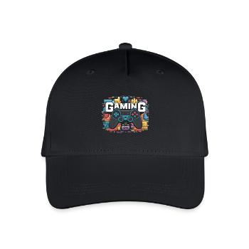 Gaming - Controller - Kinder Bio Basecap - Schwarz - Vorne
