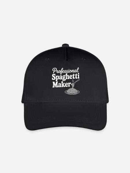 Professioneller Spaghetti-Hersteller - Kinder Bio Basecap - Schwarz