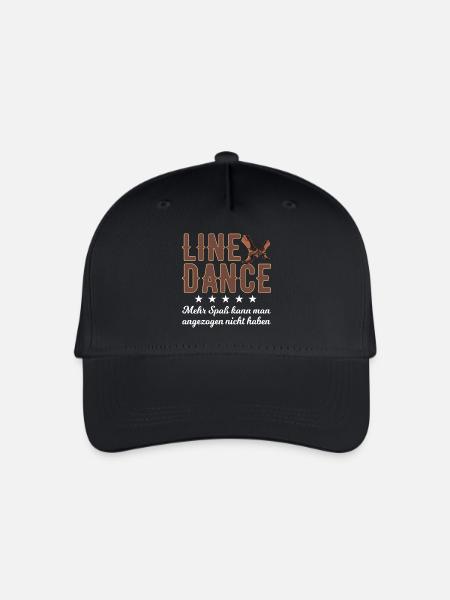 Linedance Spaß - Kinder Bio Basecap - Schwarz