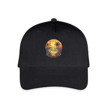 Strand - Kinder Bio Basecap - Schwarz - Vorne