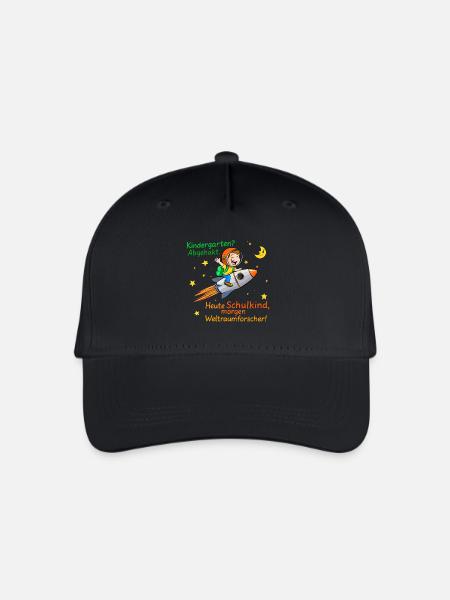 Mission Schulkind - Kinder Bio Basecap - Schwarz