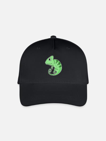Chamäleons Chamäleon - Kinder Bio Basecap - Schwarz