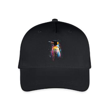Pinguin - Kinder Bio Basecap - Schwarz - Vorne