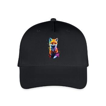 Fuchs - Kinder Bio Basecap - Schwarz - Vorne