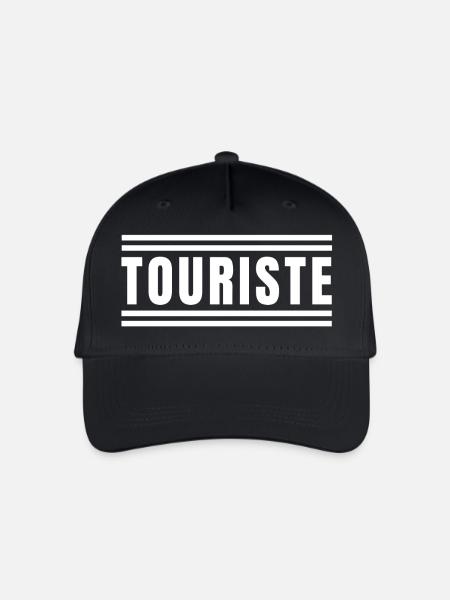 Tourist, Tourismus, Sightseeing - Kinder Bio Basecap - Schwarz