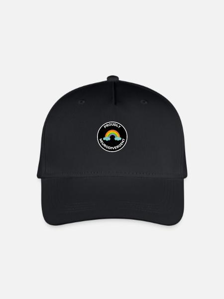 Neurodivergent ADHS Sticker - Kinder Bio Basecap - Schwarz