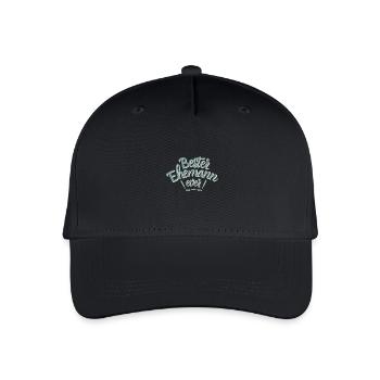 Der beste Ehemann der Welt. Bester Ehemann ever! - Kinder Bio Basecap - Schwarz - Vorne