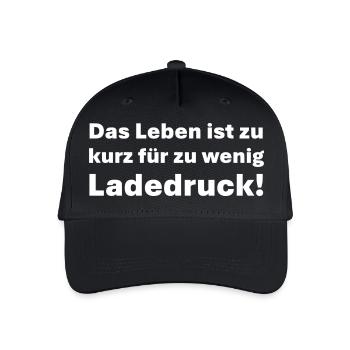 La vie est trop courte pour une pression de suralimentation insuffisante - Casquette de baseball bio Enfant - noir - Devant