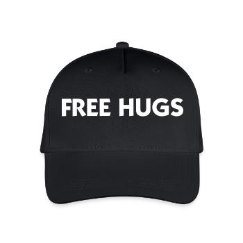 Free Hugs - Organic Kids’ Baseball Cap - black - Front