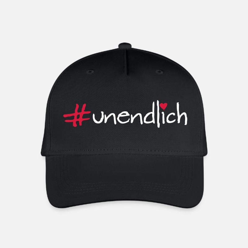 infini - Casquette de baseball bio Enfant - noir