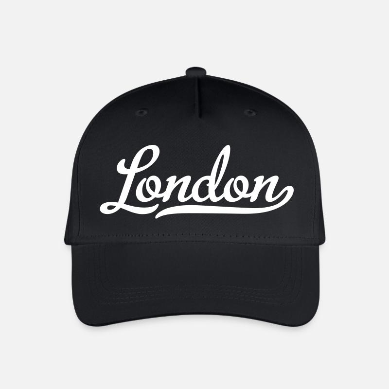 London - Organic Kids’ Baseball Cap - black
