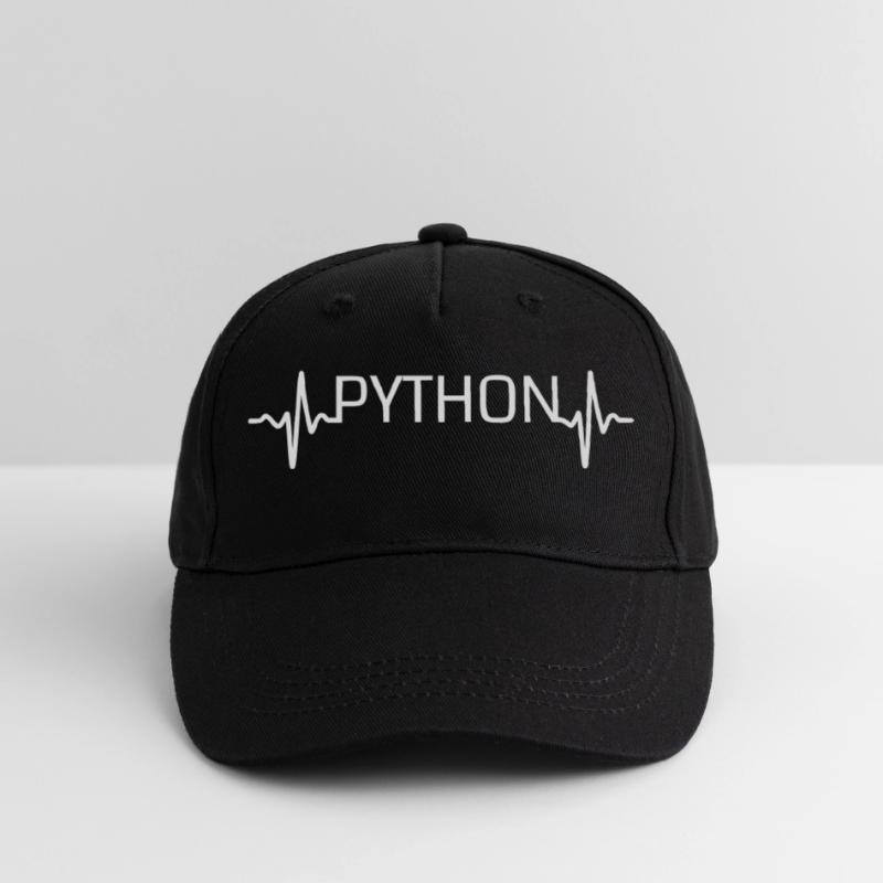 Herzschlag-Python Kinder Bio Basecap