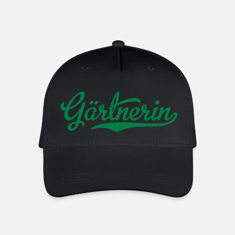 Gärtnerin - Kinder Bio Basecap - Schwarz