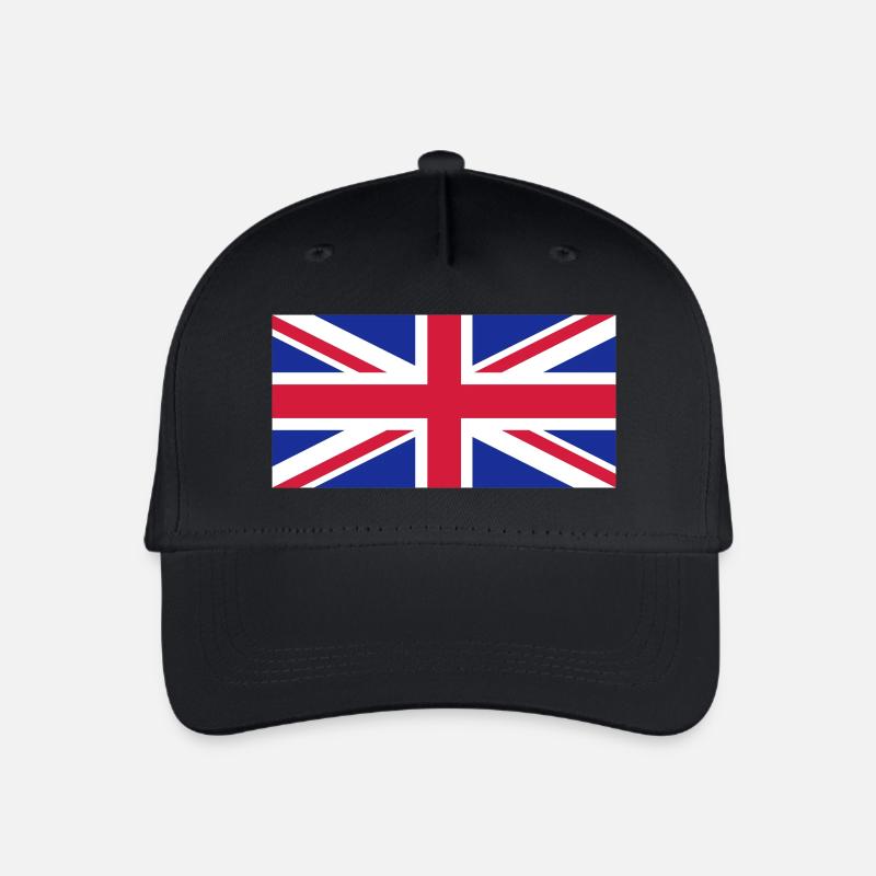 United Kingdom - Union Jack - Flag - Organic Kids’ Baseball Cap - black