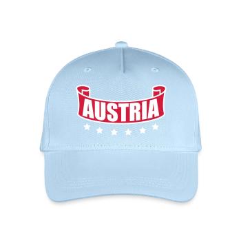 Austria Banner Logo - Casquette de baseball bio Enfant - bleu clair - Devant