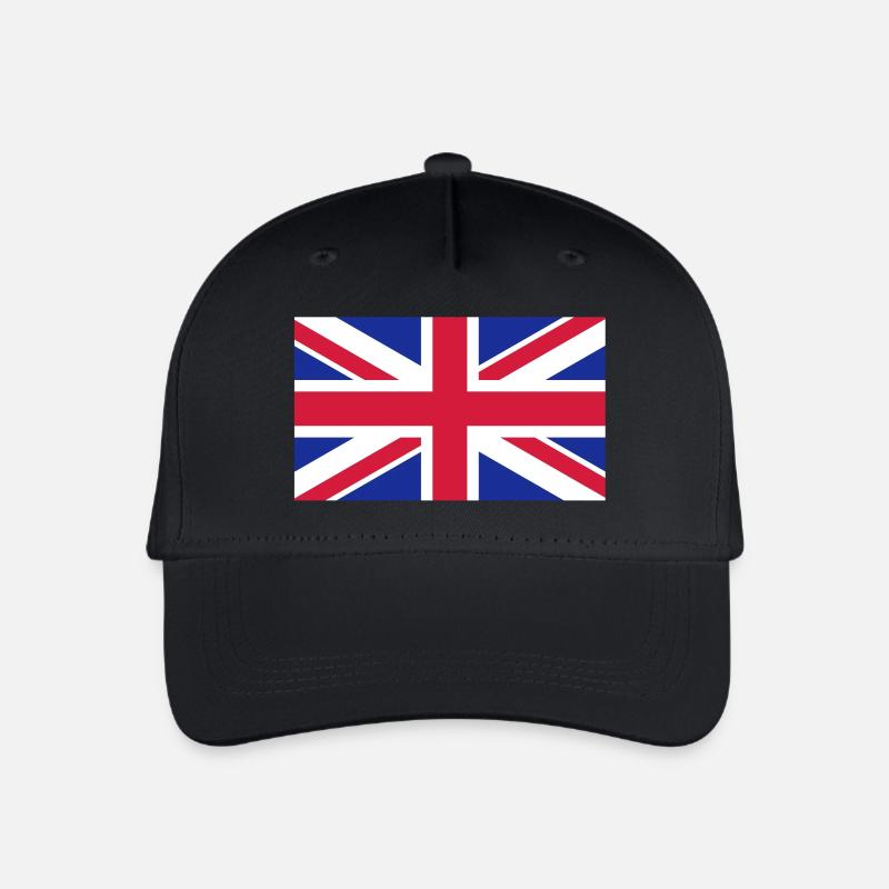 drapeau_royaume_uni - Kinder Bio Basecap - Schwarz
