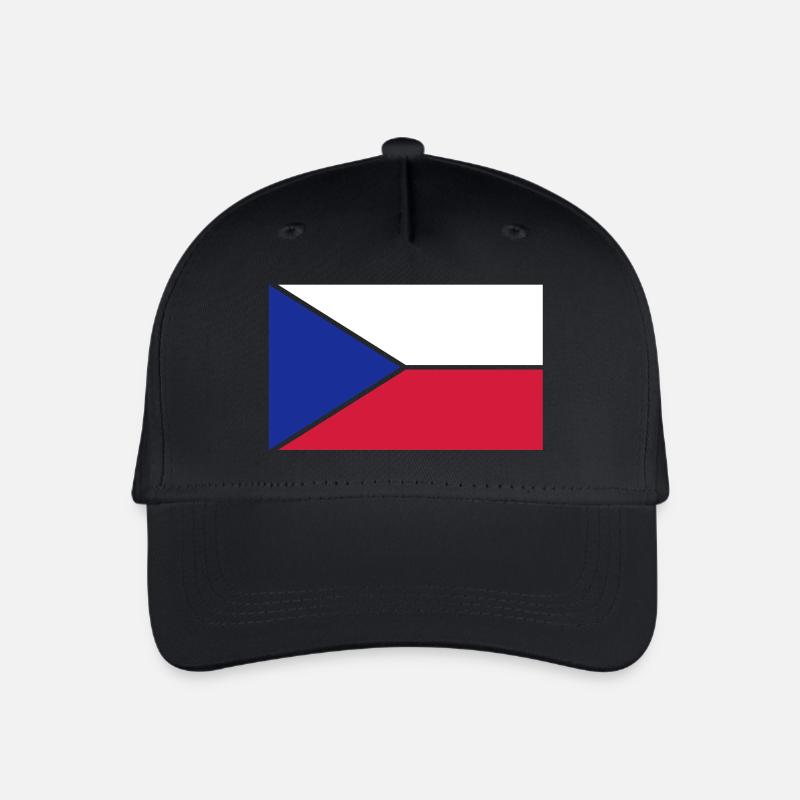 tschechien_50 - Kinder Bio Basecap - Schwarz