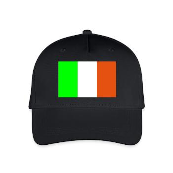 ireland flag - Kinder Bio Basecap - Schwarz - Vorne
