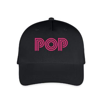 pop - Casquette de baseball bio Enfant - noir - Devant