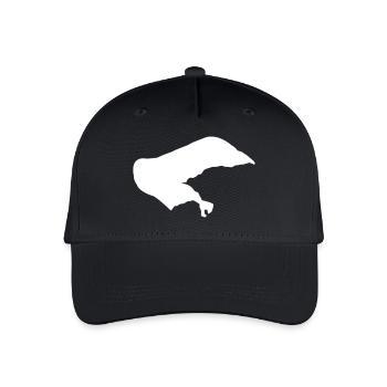 borkum insel - Kinder Bio Basecap - Schwarz - Vorne