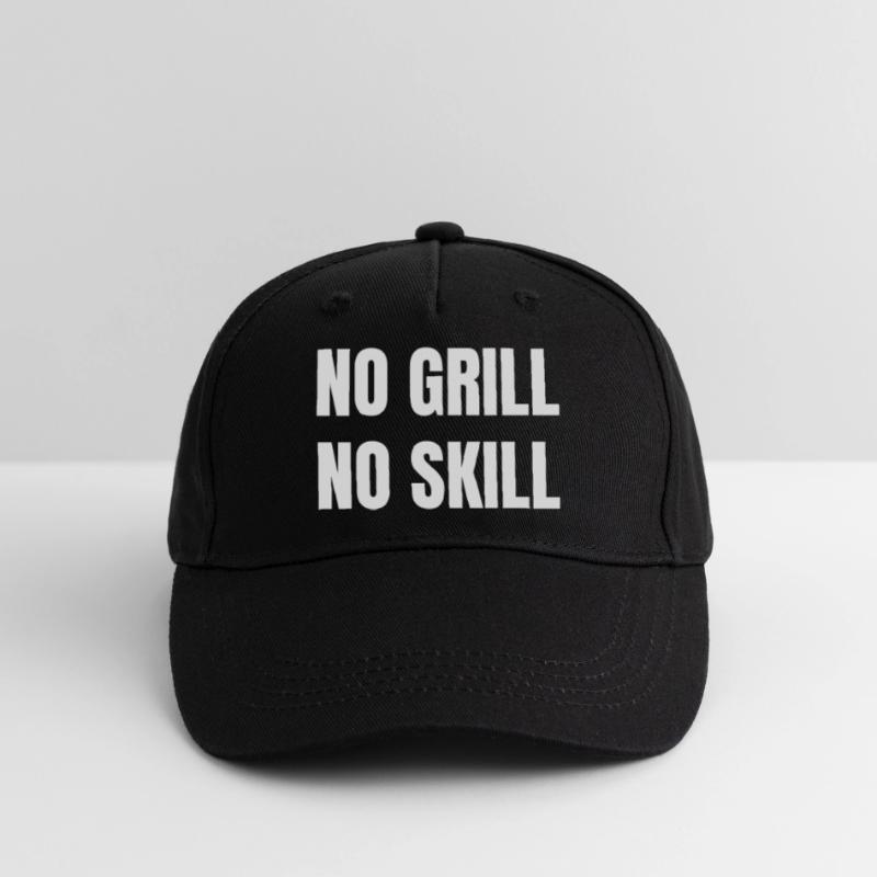 Pas de grill, pas de compétence Casquette de baseball bio Enfant
