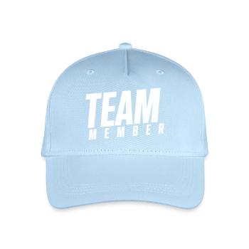 Team Member - Organic Kids’ Baseball Cap - light blue - Front