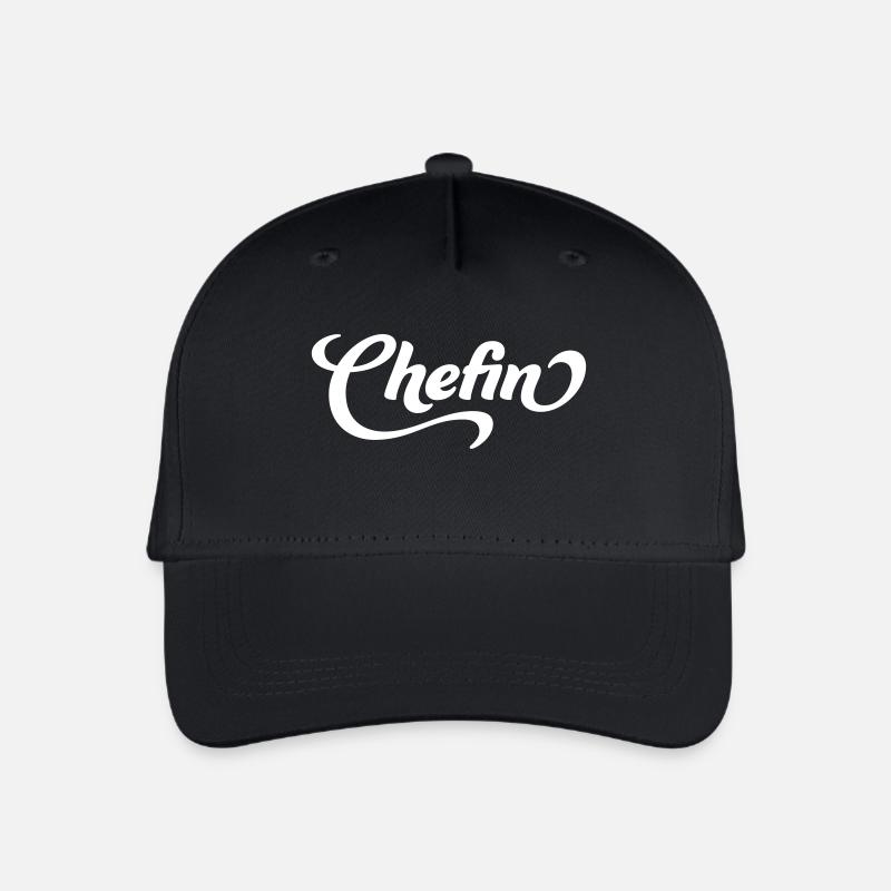 Chefin - Kinder Bio Basecap - Schwarz
