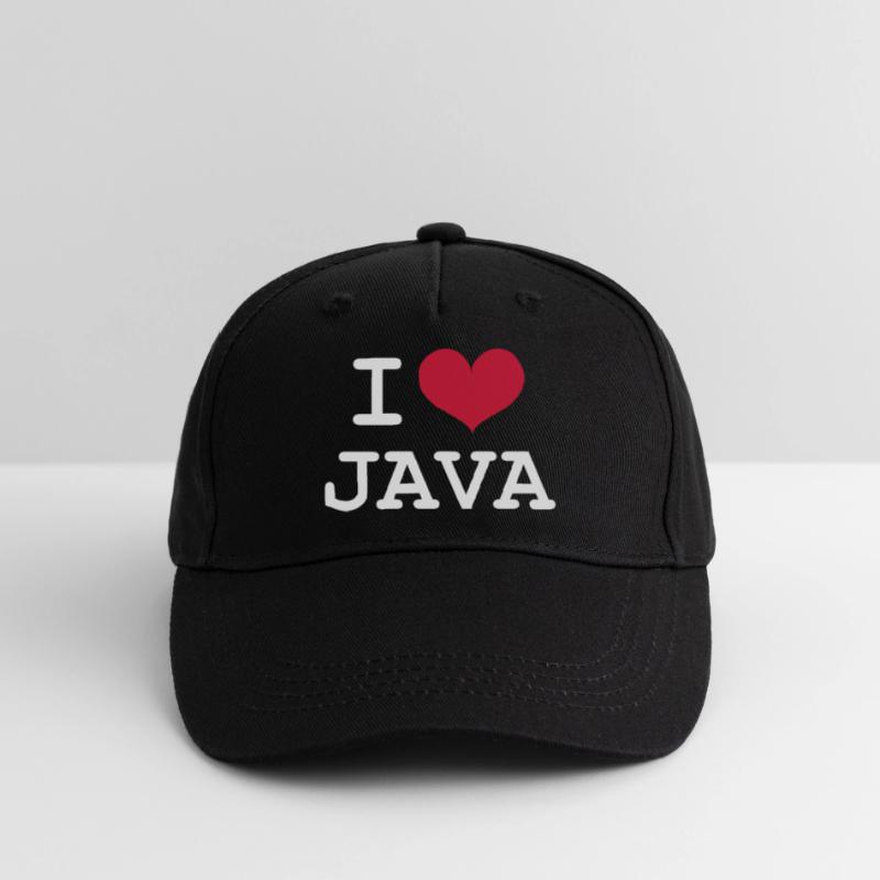 I Love Java Casquette de baseball bio Enfant