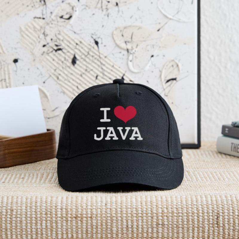 I Love Java [Developer / Geek] Organic Kids’ Baseball Cap