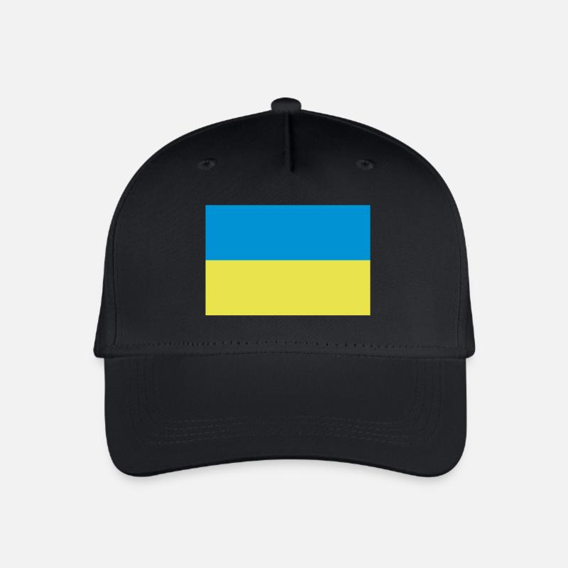 Ukraine - drapeau - Casquette de baseball bio Enfant - noir