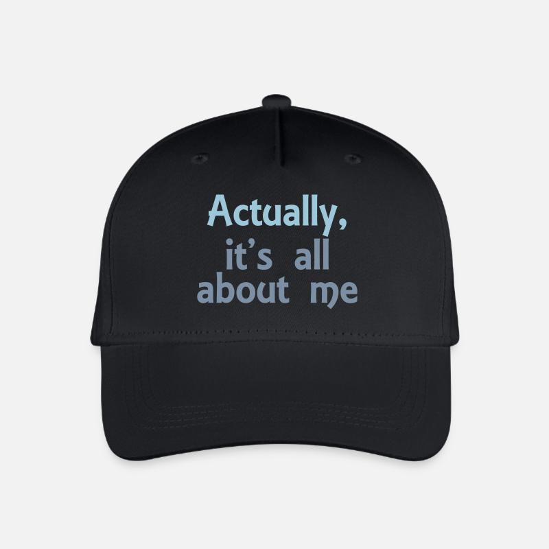 its all about me - Organic Kids’ Baseball Cap - black