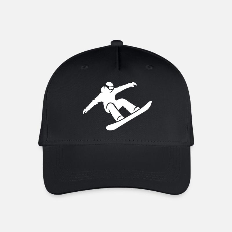 snowboarder - Kinder Bio Basecap - Schwarz