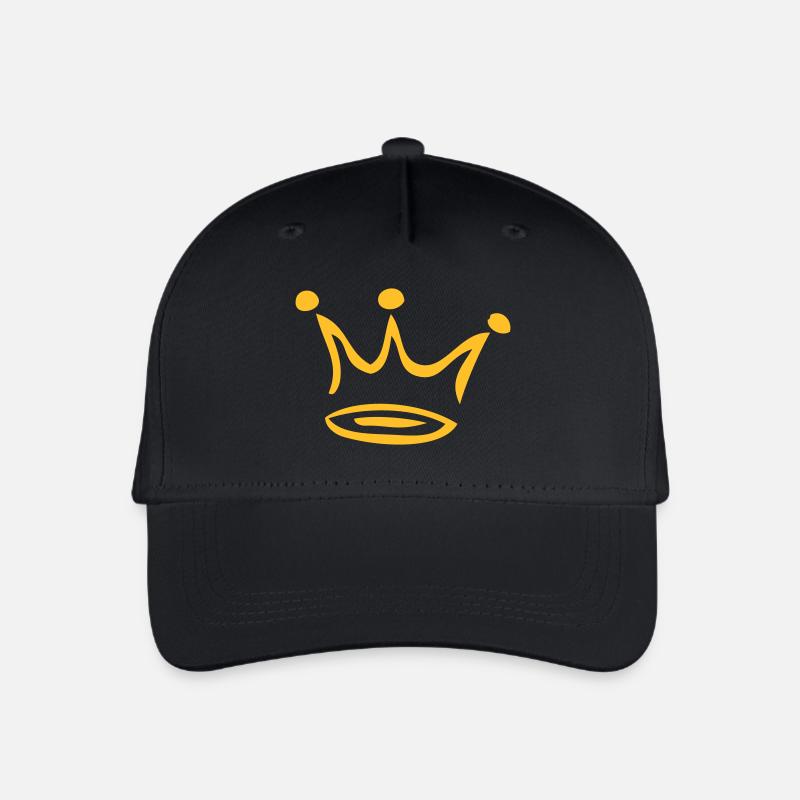 Krone - Kinder Bio Basecap - Schwarz