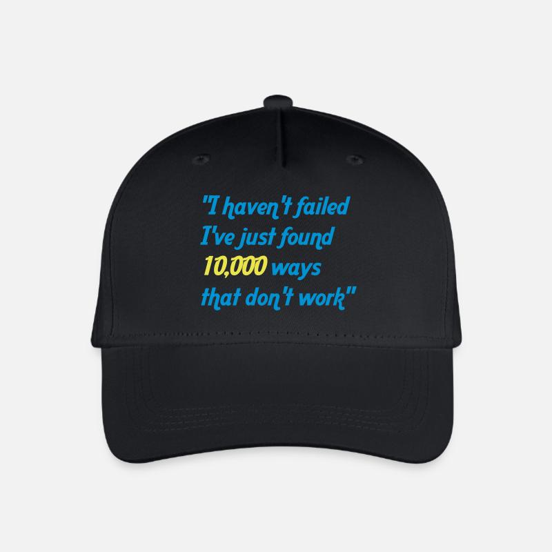haven't failed - Kinder Bio Basecap - Schwarz