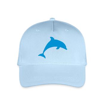Delphin Delphin Meerestier 3062 - Kinder Bio Basecap - Hellblau - Vorne