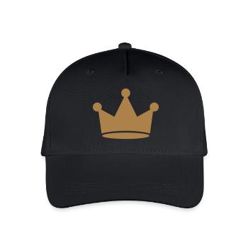 Krone - Kinder Bio Basecap - Schwarz - Vorne