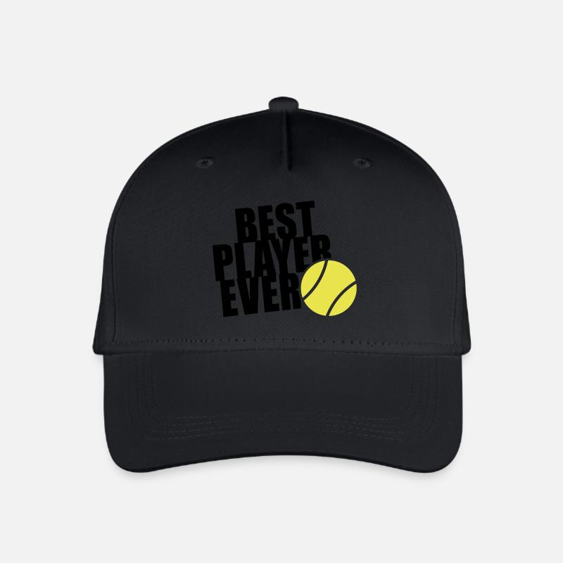 BEST TENNIS PLAYER EVER 2C - Kinder Bio Basecap - Schwarz